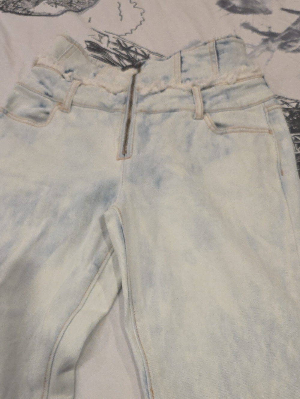 Fashion Nova Light Acid Wash Boot Cut Jeans